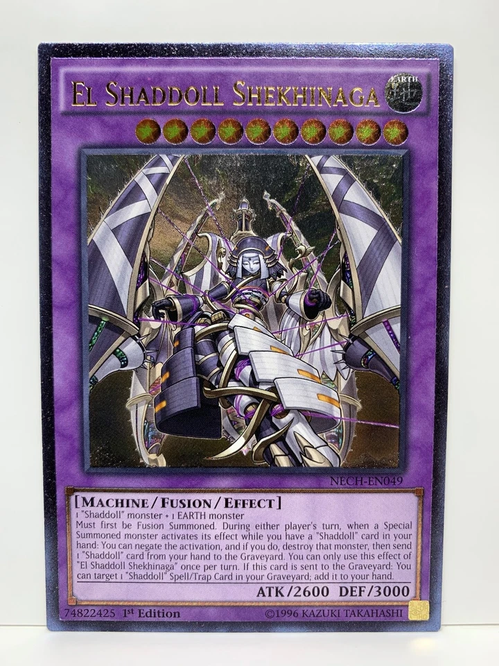 El Shaddoll Shekhinaga NECH-EN049 Ultimate Rare 1st Edition NM - Image 1 of 1