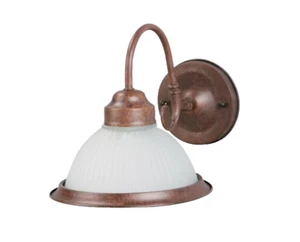 NIB Portfolio Interior Wall Fixture Metal/Glass Decorative Wall Sconce 106807 - Picture 1 of 7