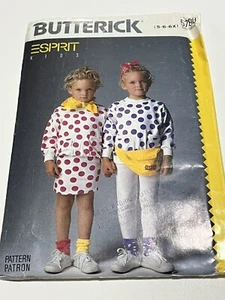 Skirt Top Pants Esprit Kids Girls Size 5-6x UNCUT Sewing Pattern b5788 Vtg 80s - Picture 1 of 2