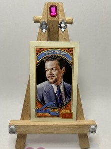 ORSON WELLES 2014 Panini Golden Age Baseball MINI #49 HINDU RED BACK Actor