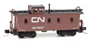 Micro Trains N-Scale 051 00 280 - Caboose, Cupola, Wood - Canadian National - 78 - Picture 1 of 1