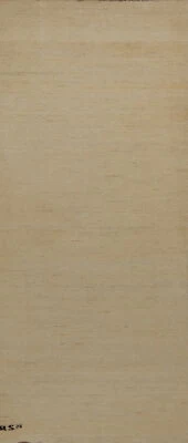 Luxurious Gabbeh Solid Design Wool Modern 10 ft. Runner Rug - Brand New 3x10 - Image 1 of 4