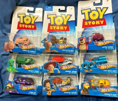 Hot Wheels Toy Story 2010 nuevo en paquete You Pick Slinky Lotso Hamm Zurg Lenny Sarge Woody Foto 1 de 4