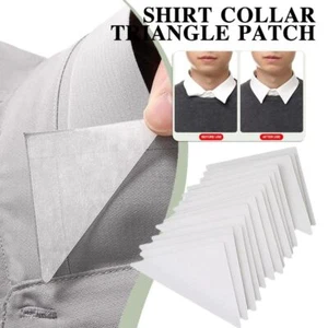 10pcs Anti-roll Collar Sticker Disposable Shirt Stand Collar Tool - Picture 1 of 12