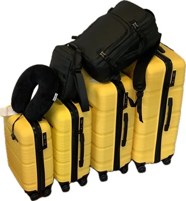 7ER REISEKOFFER REISEGEPÄCK GELB PP gateBAG NEU - Bild 1 von 4