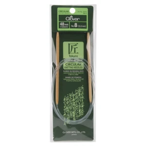 Takumi Bamboo Circular Knitting Needles 48" Size 8/5mm - Picture 1 of 2