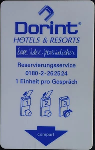 Hotel Keycard | Dorint Hotels & Resorts | Deutschland | Eurocard MasterCard - Bild 1 von 2