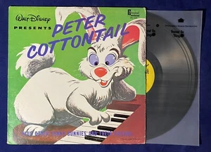 LP ~ Peter Cottontail ~ Alicia en el País de las Maravillas ~ Conejos divertidos ~ Discos de Disneyland - Imagen 1 de 3