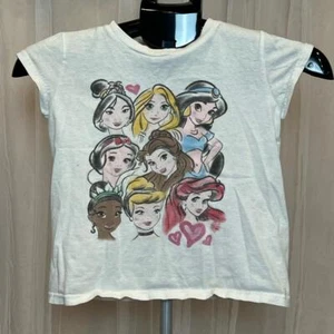 Girls Disney Princess Short Sleeve Shirt Top size M(7/8) - Picture 1 of 5