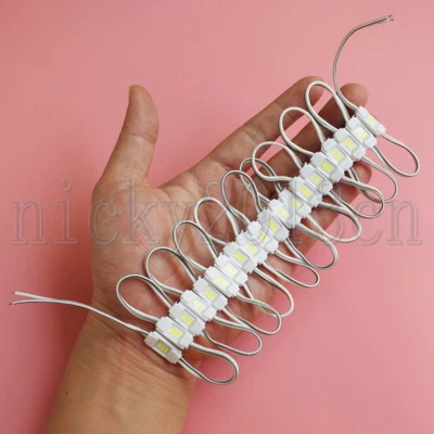 12V Mini 3014 LED Module Light Strip 3LEDs IP65 Waterproof Small Tiny for Sign - Image 1 of 4