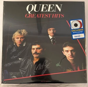 QUEEN – GREATEST HITS - EXCLUSIVE WHITE & RED VINYL 2LP NEW - A16 - Picture 1 of 2
