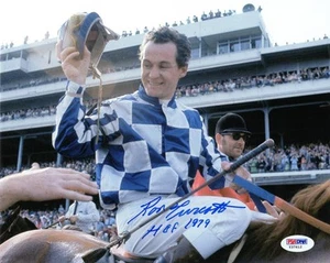 RON TURCOTTE SIGNED AUTOGRAPHED 8x10 PHOTO + HOF 1979 PSA/DNA - Picture 1 of 2