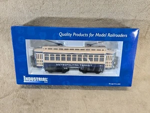 Industrial Rail 027 Metropolitan Transit Trolley IDM 14002 Train Car New In Box - Picture 1 of 16