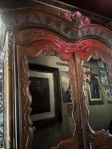 French Walnut Louis XV Armoire, Mid To Late 1700s Cover