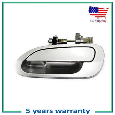 Manija de puerta exterior trasera L para Honda Accord NH623 98-2002 plata satinada metálica Foto 1 de 4