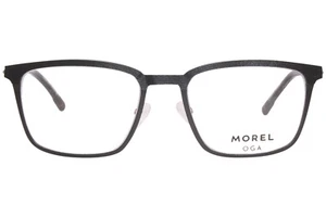 Morel Oga 10195O NR05 Black Titanium Metal Eyeglasses Frame 55-21-150 France - Picture 1 of 4