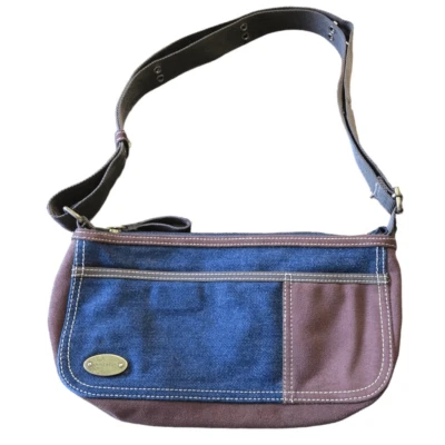 Nine West джинсовой ткани Y2K коричневый наплечная сумка наплечная сумка 2000 - Изображение 1 из 4