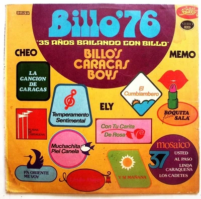 BILLO'S CARACAS BOYS – BILLO'76 - BILLO RECORDS VINYL LP 225-39 - Image 1 of 4
