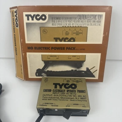 TYCO - Vtg HO Scale Electric Power Pack - #899 - Hobby Transformer 1 Amp Pack - Image 1 of 4