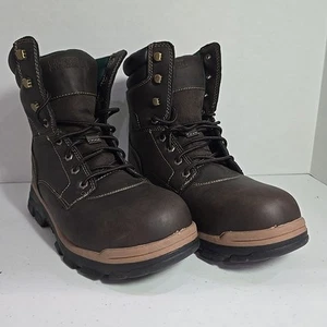Brahma Men's Koa Brown 8" Steel Toe Work Boots Size 9 New No Box - Picture 1 of 10