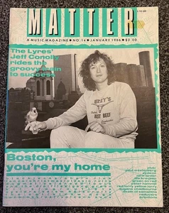 The Lyres Jeff Conolly - Vintage 1986 music Matter Punk & Indie Music Magazine - Picture 1 of 2