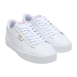 Puma "Court Sneaker" Damen Retro Walking Tennisschuh (PUMA White / Gold) - Bild 1 von 6