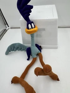 Road Runner Vintage 1998 11" Plush Poseable Warner Brothers HB Stuffed Animal VG - Picture 1 of 14