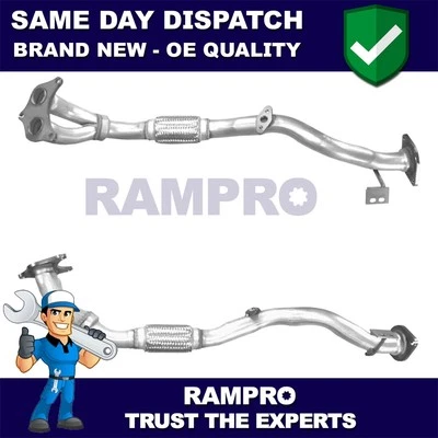 Rampro Front Exhaust Pipe Euro 2 Fits Toyota Celica 1995-1999 1.8 174101A420 - Image 1 of 4