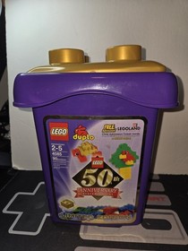 Duplo Lego 50th Anniversary Set #4085 Limited Edition 2 Gold Blocks