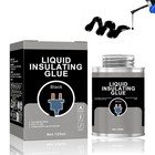 Liquid Electrical Tape Waterproof Black, Quick Dry... 