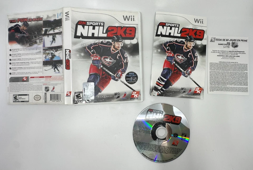 NHL 2K9 - Nintendo Wii Game Complete With Manual - Tested and Working - Image 1 of 4