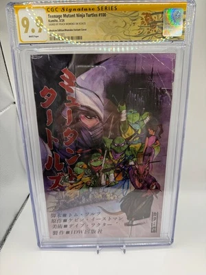 Teenage Mutant Ninja Turtles #100 CGC SS 9.9 Variante Momoko Mexicana *Estuche Nuevo* Foto 1 de 4