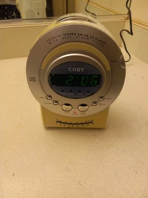 Coby CD-RA140 Stereo AM/FM CD PLAYER w/dual Alarm Clock  - Image 1 of 4