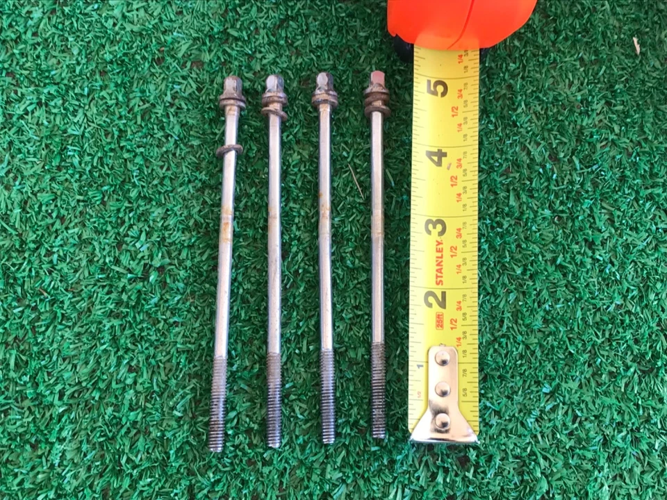 4 Vintage Slingerland Bass Drum 4-3/4” Tension Rods 60s 70s - Image 1 of 1