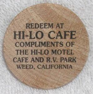 Holznickel - Hi-Lo Cafe, gut für eine Tasse Kaffee - Unkraut, Kalifornien - Bild 1 von 2