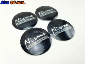 Tapa de ruedas centrales 56 mm. Pegatinas reflectantes de aluminio para Nismo Silvia Skyline GT-R - Imagen 1 de 7