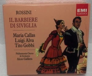 1986 Rossini Il Barbiere De Siviglia Opera EMI box set CD Maria Callas w/program - Picture 1 of 3