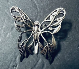 Vintage John Hardy Butterfly Scarf Clip Preowned - Picture 1 of 8