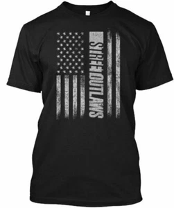 Street Outlaws Flag American Stree Cotton Crew neck T-Shirt Made in USA S to 5XL - Picture 1 of 1