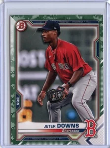 2021 Bowman Prospects Camo #BP107 Jeter Downs - Picture 1 of 1