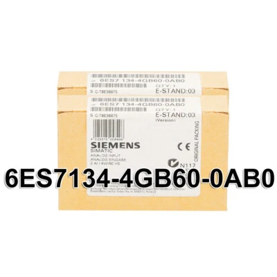 New Siemens 6ES7 134-4GB60-0AB0 6ES7134-4GB60-0AB0 US FREE TAX - Image 1 of 4