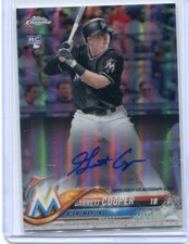 2018 Topps Chrome Garrett Cooper Rookie RC Refractor Auto Autograph #19/499!!