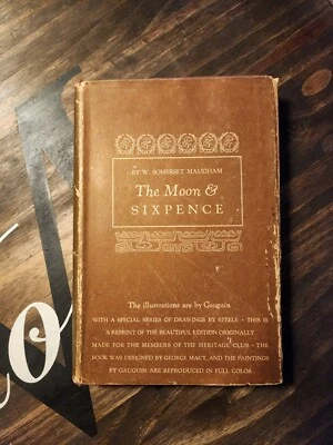 The Moon & Sixpence by W. Somerset Maugham, 1941, HC w/DJ, Good – - Imagem 1 de 2