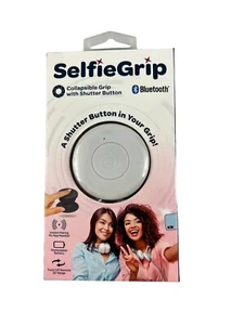 Selfie Grip Collapsible Phone Grip Pop Shutter Button Bluetooth ~New in Package~ - Picture 1 of 2