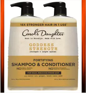Carol's Daughter Goddess Strength Champú Fortificante + Acondicionador Paquete de 2 - Imagen 1 de 4