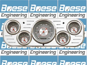 1937-1938 Chevy Car Billet Aluminum Dash Insert Gauge Panel Instrument Cluster - Bild 1 von 1