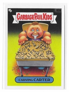 2020 Garbage Pail Kids Late to School Carving Carter 63a GPK LTS - Picture 1 of 2