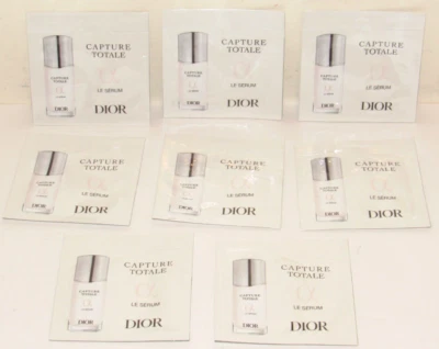 8 Dior Capture Totale Le сыворотка 0,24 унц 8 мл ОБЩИЙ увлажняющий крем для лица образец упаковка - Изображение 1 из 2
