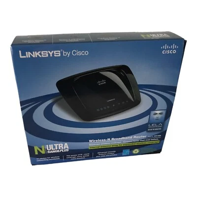 Router Linksys 270 Mbps 4 puertos Gigabit inalámbrico N negro 1 Internet 1 puerto USB Foto 1 de 4