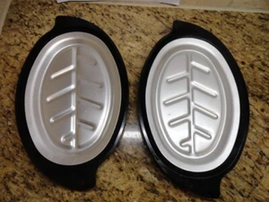 Nordic Wear Steak Sizzler Fajita Plates Platter No 310 - (2) Sets -GREAT COND - Picture 1 of 2